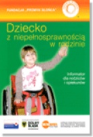 okładka broszury - Dziecko z niepełnosprawnością w rodzinie